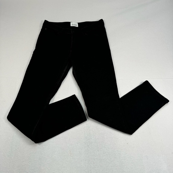 Du/Er Straight Leg Jeans Mens Size 32X32 Black Mid Rise - Picture 1 of 13